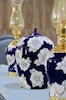 شمعدان سرامیکی طرح گل نیلوفر آبی