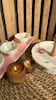 ست سرامیکی شاه‌نشین طرح رز صورتی