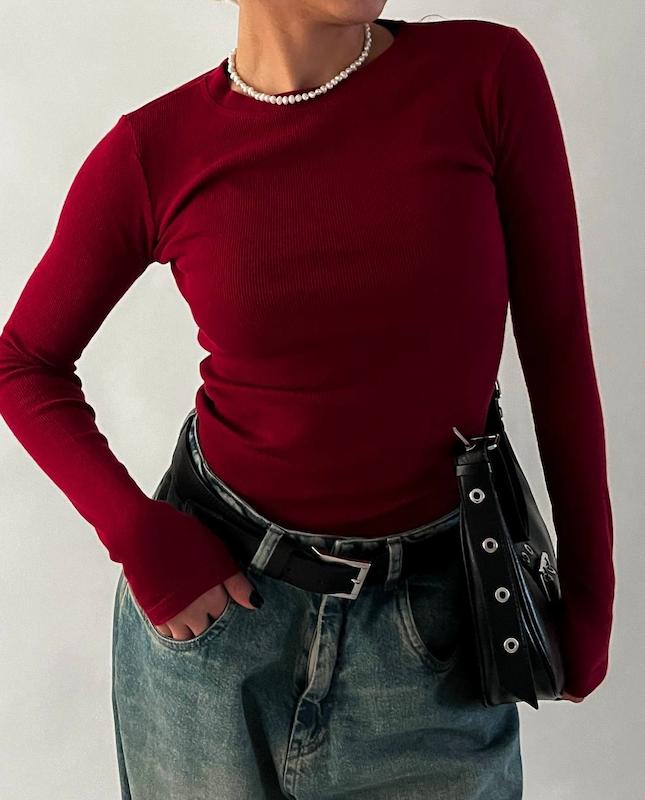 استین بلند چری ایراد جزئی🍒