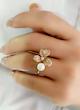 انگشتر فلاور مروارید ژوپینگ