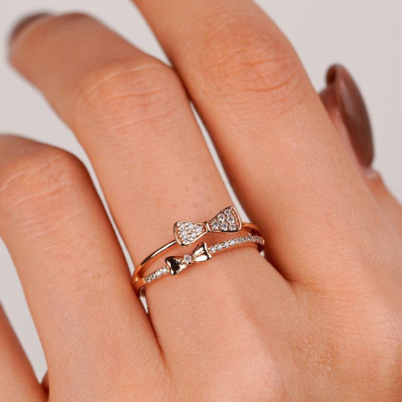 انگشتر پاپیونی ژوپینگ‌