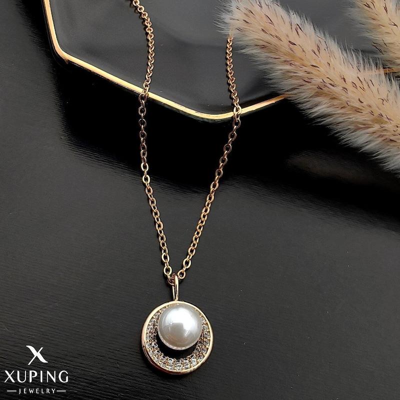 گردنبند مروارید نگین دار ژوپینگ