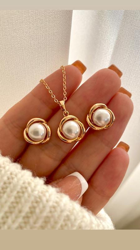 نیم ست مروارید ژوپینگ