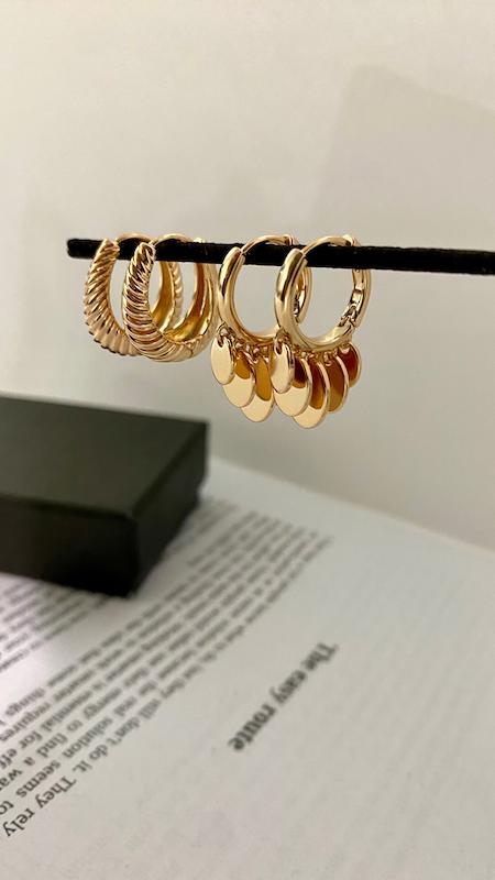 گوشواره پولکی ژوپینگ 