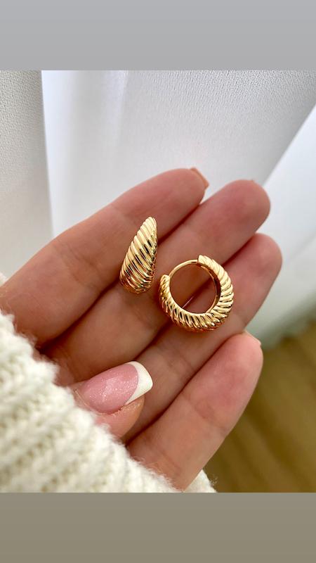 گوشواره حلقه حلزونی ژوپینگ 