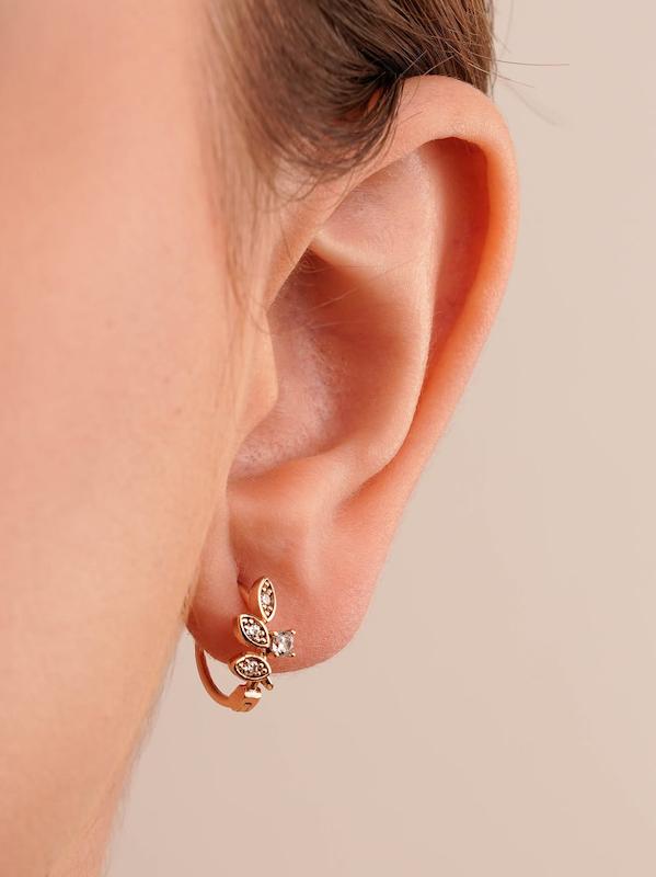 گوشواره خوشه نگین 