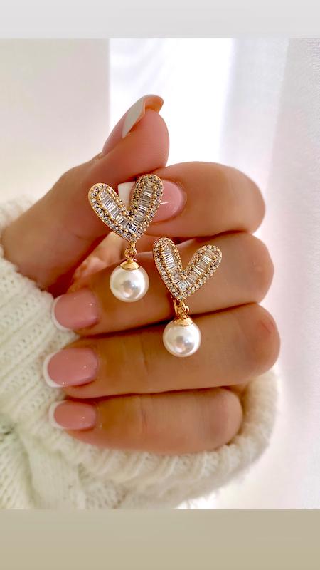 گوشواره مروارید آویز ژوپینگ 