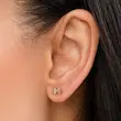 گوشواره پاپیون مولتی کالر ژوپینگ‌