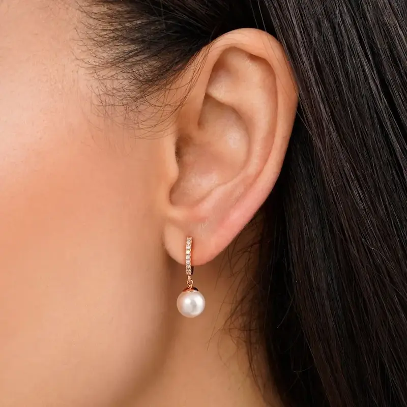 گوشواره مروارید حلقه ژوپینگ 