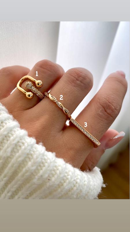 انگشترمینیمال  شماره ۲ 