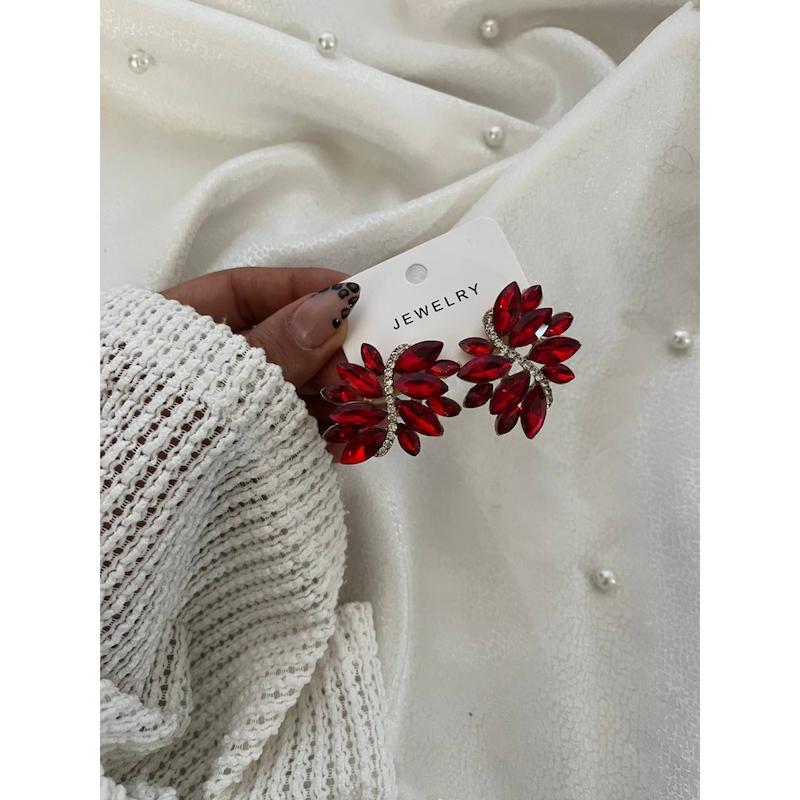 گوشواره فول نگین