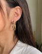 گوشواره حلقه ای پلنگی