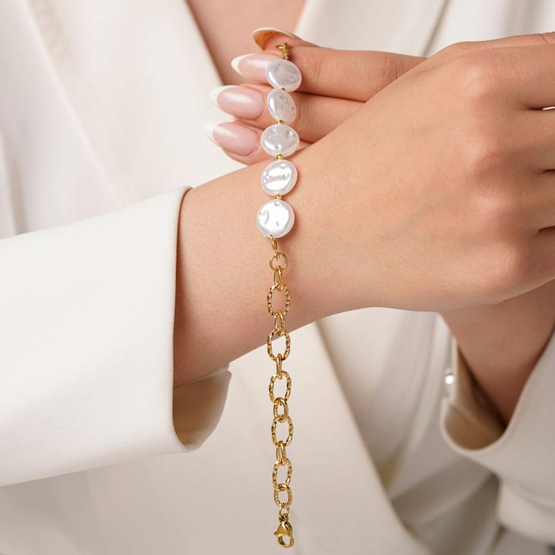 دستبندزنجیرومروارید