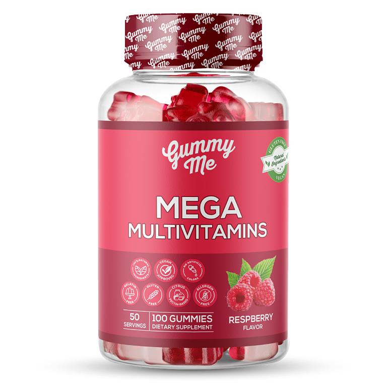 مگا مولتی ویتامین پاستیلی بانوان گامی می MEGA MULTIVITAMINS GUMMYME