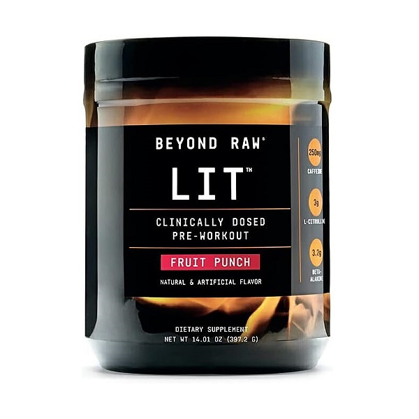 پری ورک اوت لایت جی ان سیBEYOND RAW LIT GNC