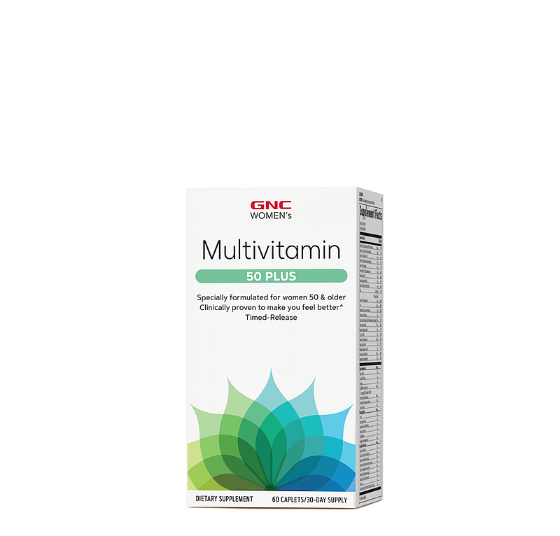 مولتی ویتامین بانوان بالای 50سال جی ان سی MULTIVITAMIN 50 PLUS WOMEN&lt;S GNC