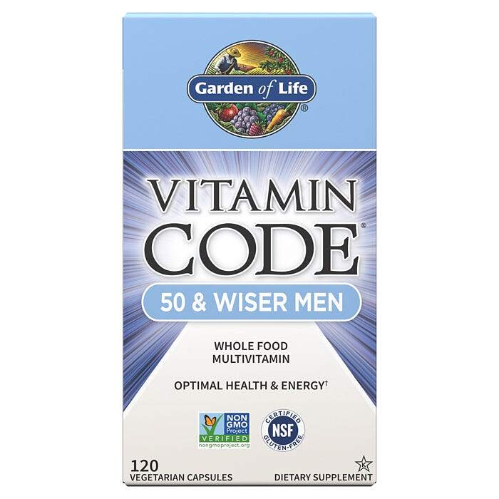 مولتی ویتامین بالای 50 سال آقایان MULTIVITAMIN CODE 50&WISER MEN GNC 