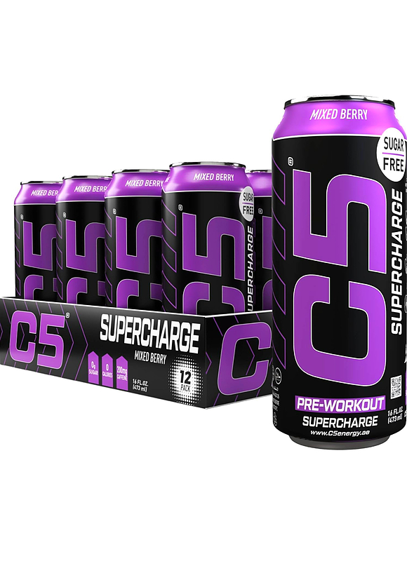 نوشیدنی پری ورک اوت سوپر شارژ سی فایو C5 PRE-WORKOUT SUPERCHARGE