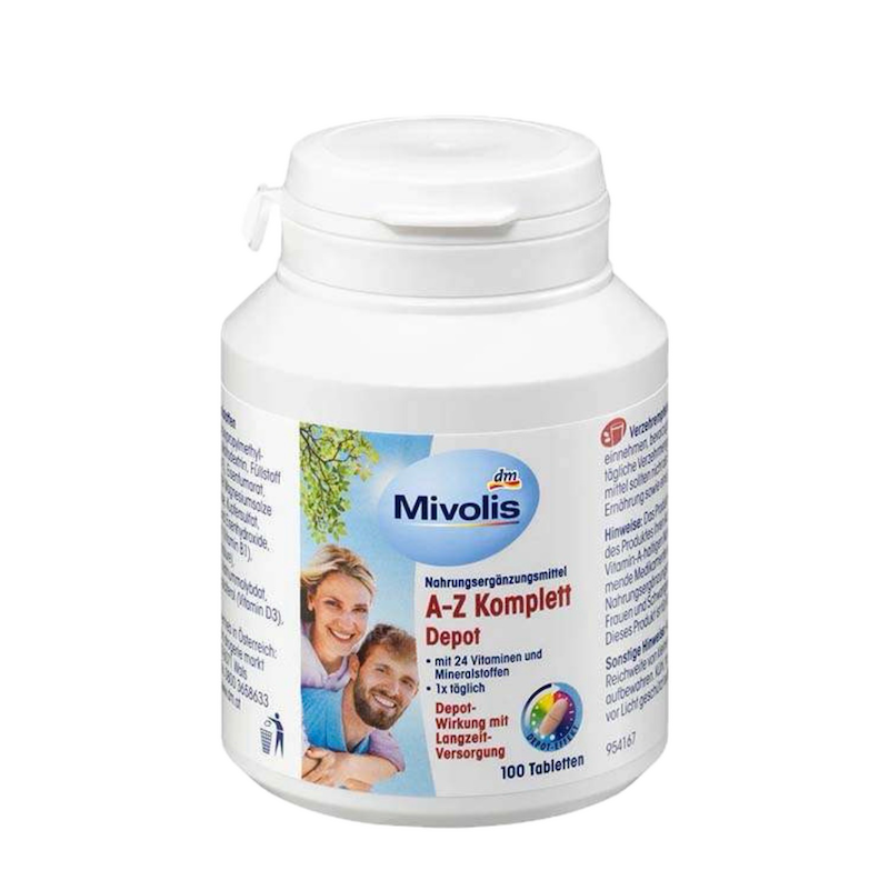 مولتی ویتامین ای زد میولیس MIVOLIS A-Z KOMPLETT 