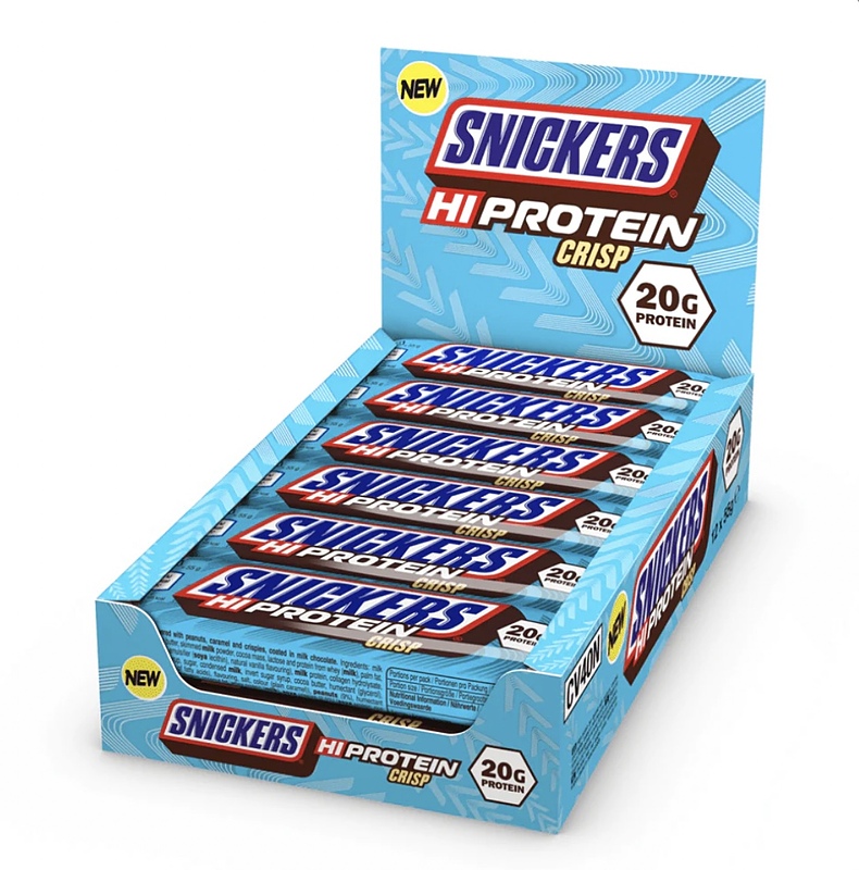 پروتئین بار اسنیکرز کریسپی SNICKERS HIPROTEIN 