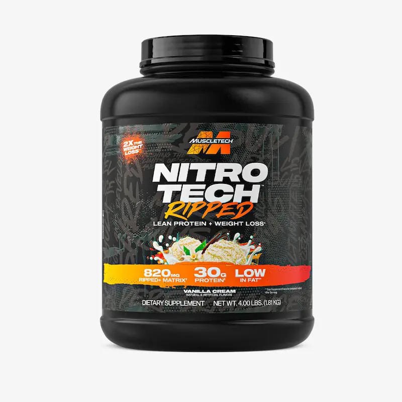 ریپید پروتئین وی نیتروتک ماسل تک RIPPED NITRO TECH MUSCLE TECH