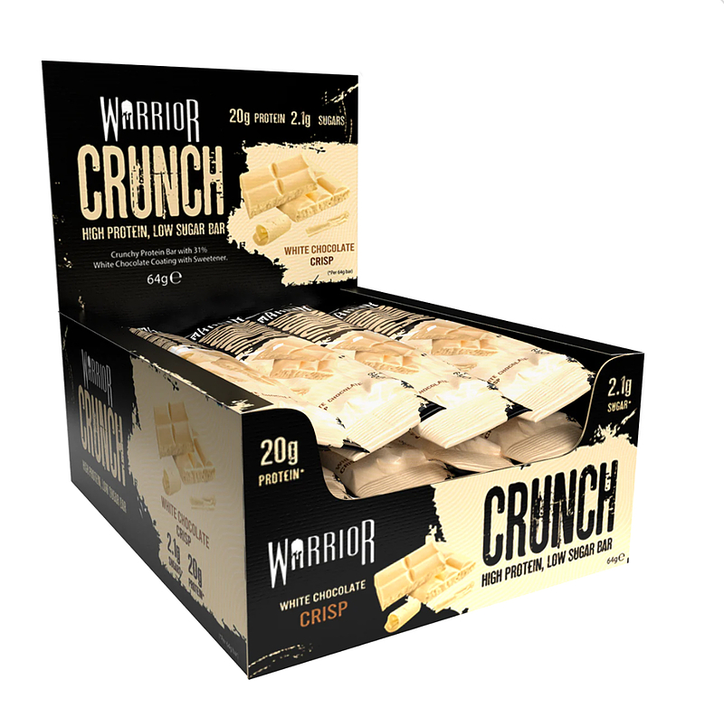 پروتئین بار واریور شکلات سفید کریسپیWARRIOR PROTEINBAR CRUNCH