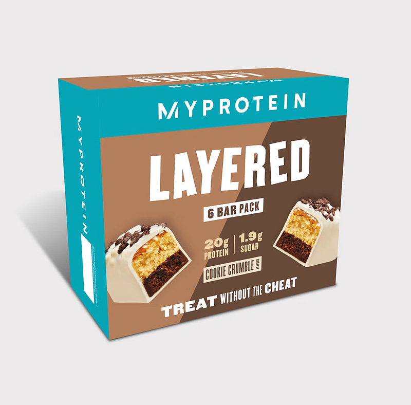  پروتئین بار لایرد مای پروتئین کوکی کرامبل LAYERED MYPROTEIN