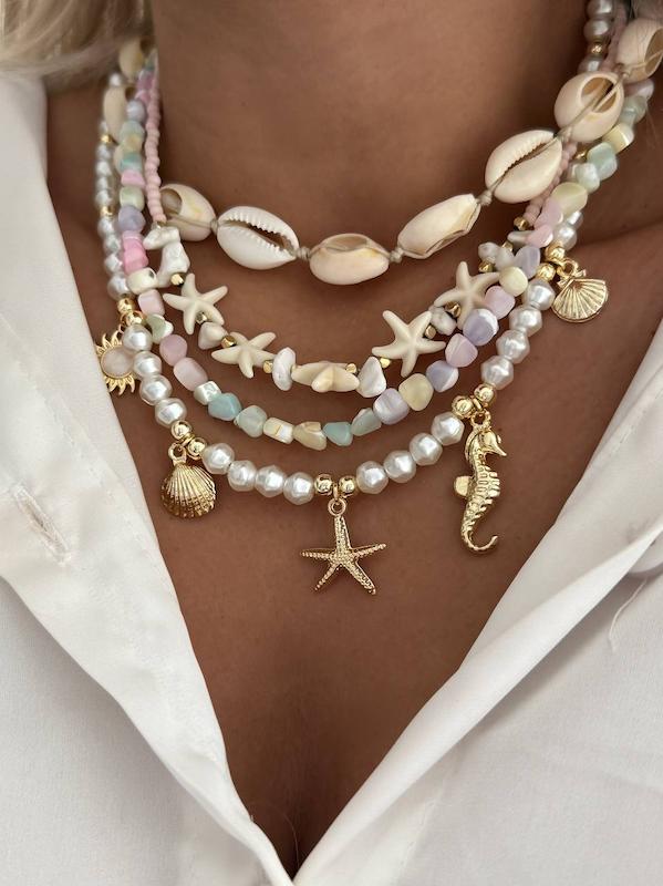 گردنبند صدفی 