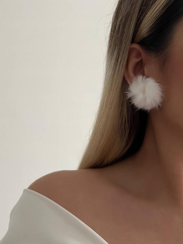 گوشواره پر ساده