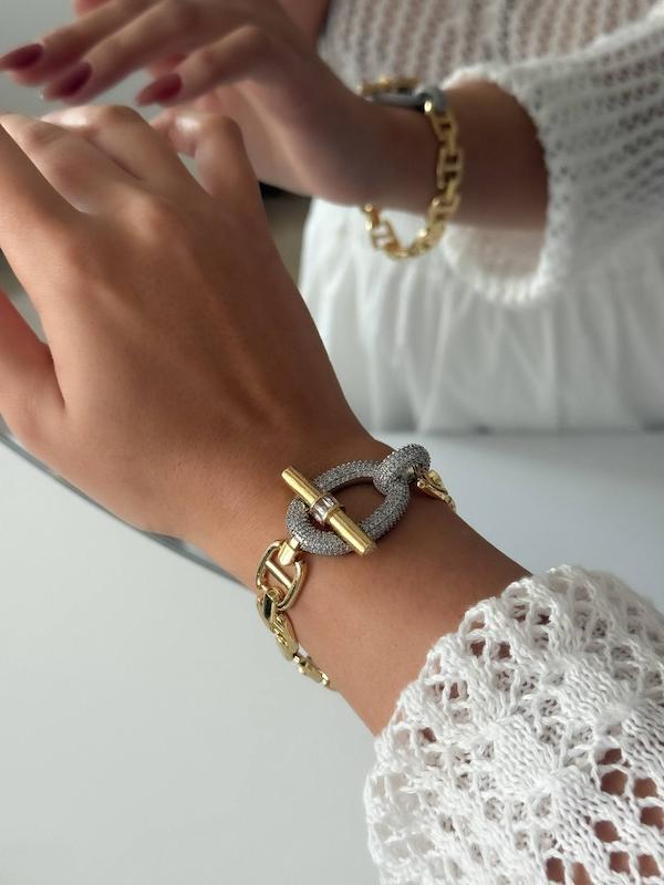 دستبند زنجیری هرمس