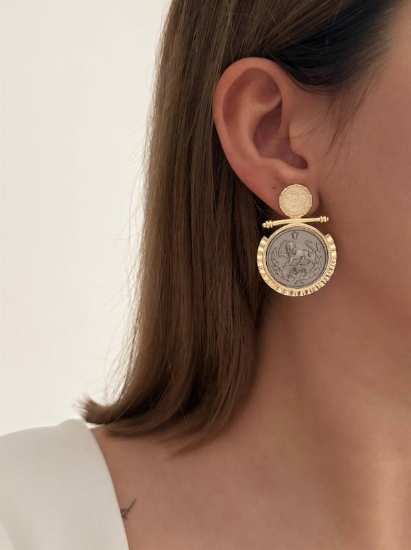 گوشواره سکه ای