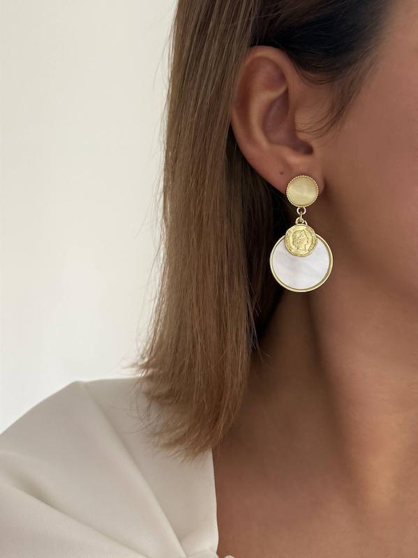 گوشواره طرح سنگ