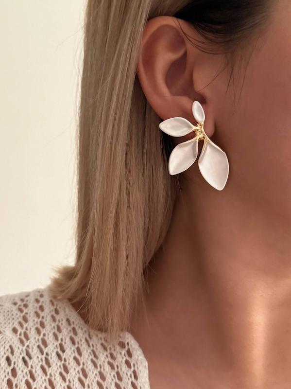 گوشواره دو رنگ 