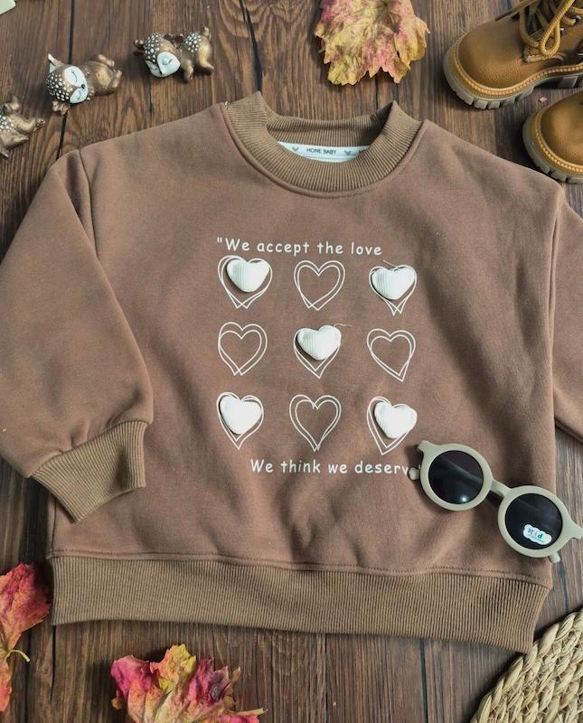 بلوز لاینردار (وارداتی) مدل قلب 4-10 سال کد 14361