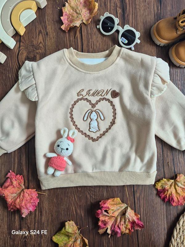 بلوز لاینردار (وارداتی) 1-5 سال مدل قلبی کد 14362