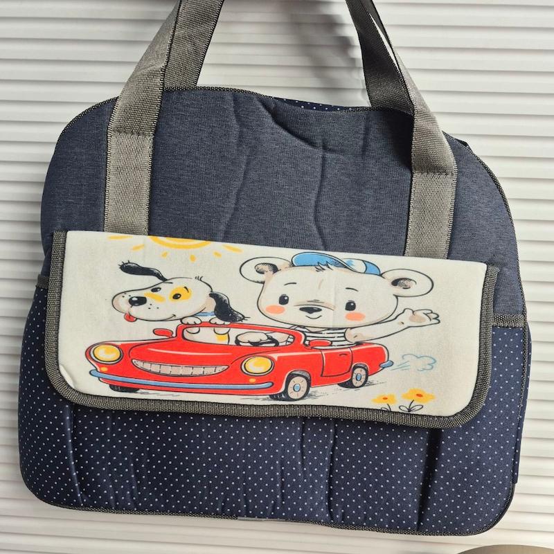 کیف لوازم نوزاد مدل ماشین کد 34146