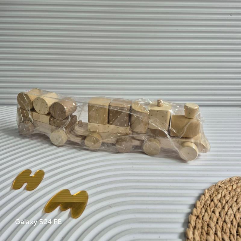 قطار چوبی 3 تکه کد 77406