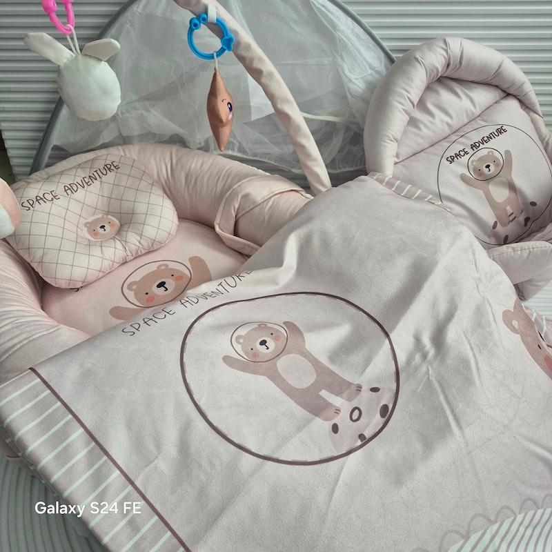 تشک گارد دار 6 تکه آسیم طرح خرس فضانورد کد 44208