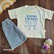 ست تی شرت و شلوارک وارداتی طرح ببعی 2-4 سال کد 13173