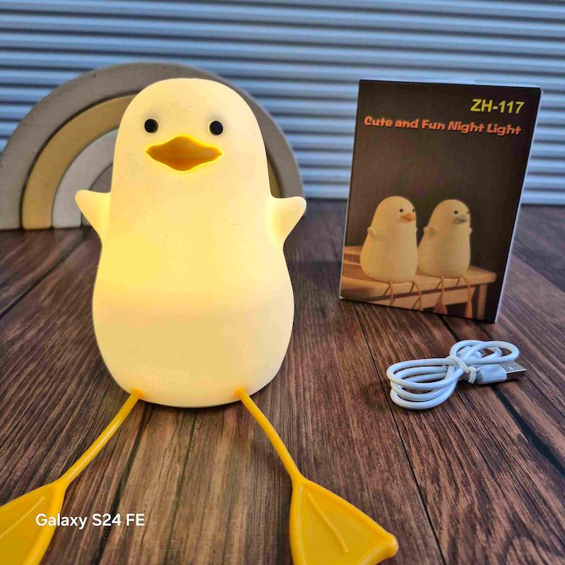 چراغ خواب سیلیکونی کودک مدل اردک کد 77424