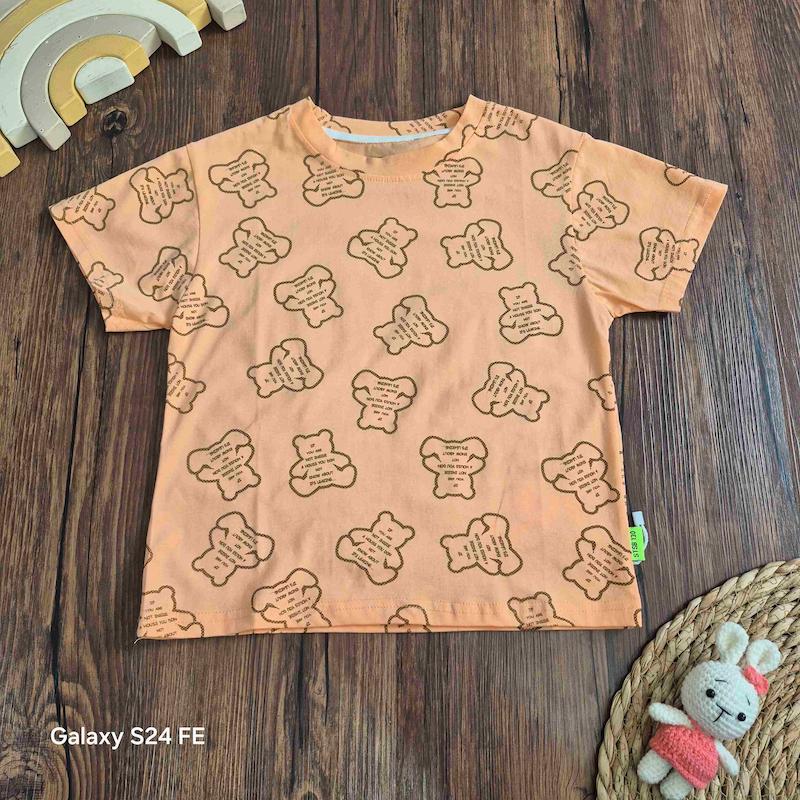 تیشرت تدی نارنجی 4-6 سال کد 13232