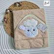 حوله 2 تکه مدل لاوی بیبی کد 55149
