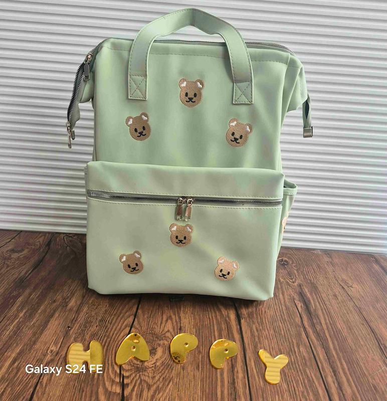 کیف لوازم نوزاد کوله ای چرم مدل تدی کد 34165