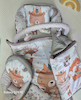 تشک گارد دار 7تکه مخمل مدل جنگل کد 41305