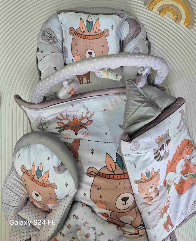 تشک گارد دار 7تکه مخمل مدل جنگل کد 41305