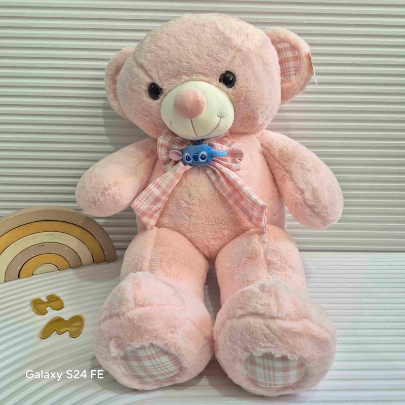 عروسک خرس پاپیونی 80 سانتی کد 74733