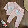 ست بلوز شلوار طرح فرشته 0-1 سال کد 18116