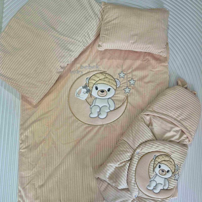 سرویس خواب 4 تکه طرح رنگین کمان کد 44122
