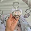 تشک گارد دار 7تکه مخمل مدل خرس سبز کد 41305