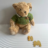 عروسک خرس لباس بافت وارداتی کد 74421